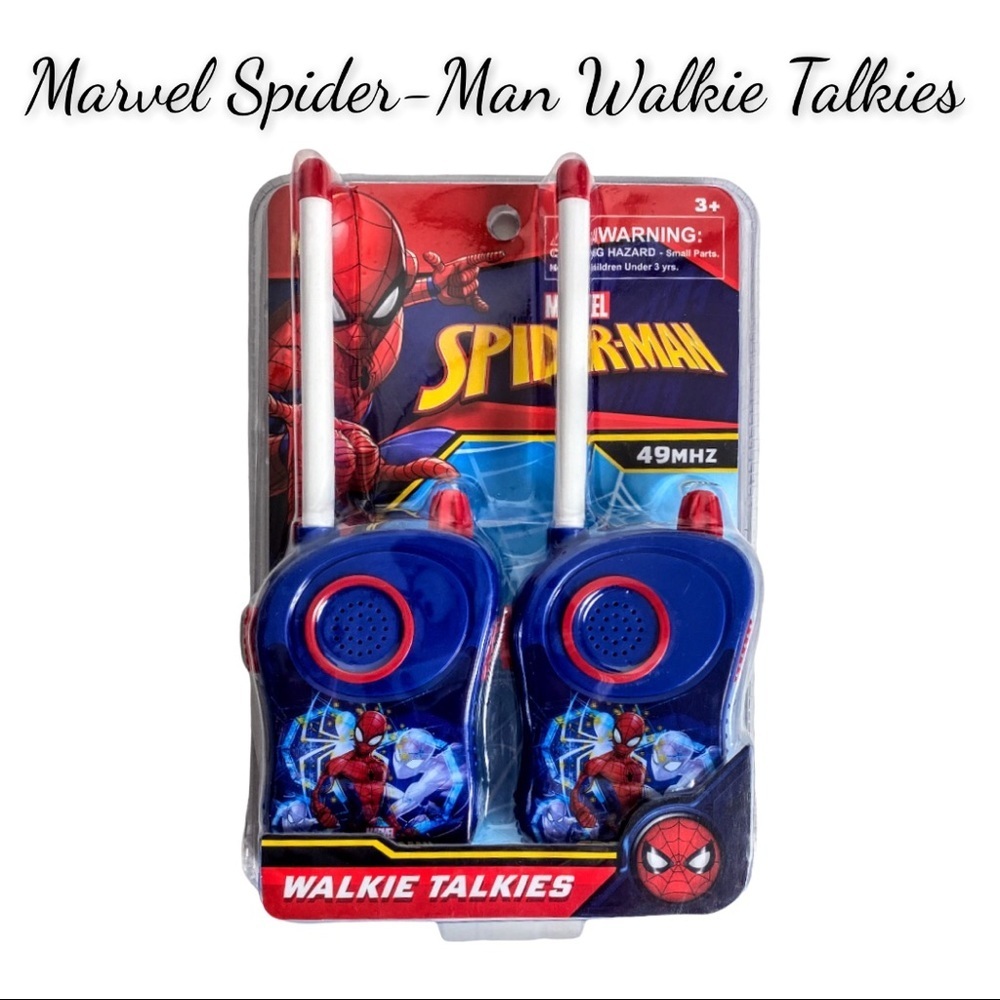 NIP Marvel Spider-Man Blue Walkie Talkies